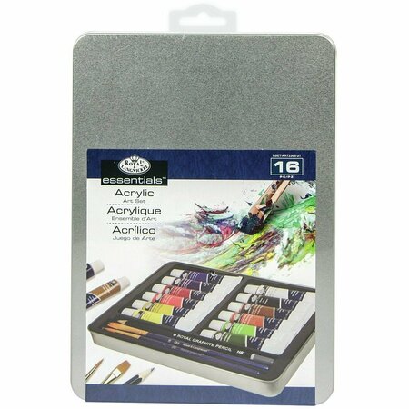 ROYAL BRUSH 15 PIECES -TIN ART ACRYLIC SET RSET2305